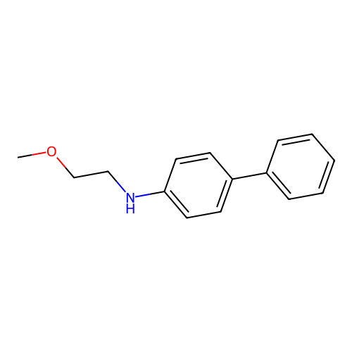 N-(2-Methoxyethyl)-4-biphenylylamine structure