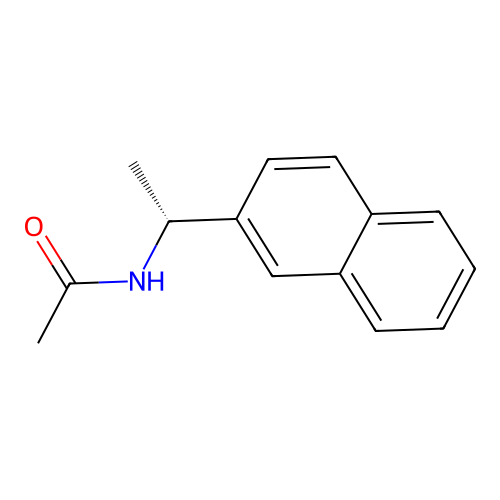 N-[(1R)-1-(2-Naphthalenyl)ethyl]acetamide structure