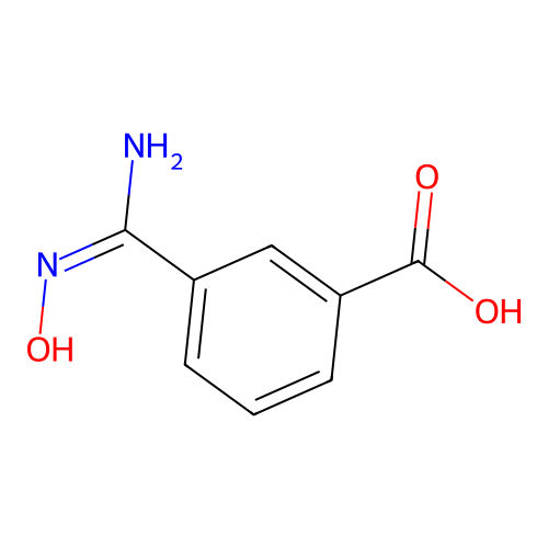 3-[(Hydroxyamino)iminomethyl]benzoic acid structure