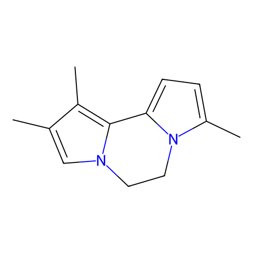 1,2,8-Trimethyl-5,6-dihydrodipyrrolo[1,2-a:2',1'-c]pyrazine structure