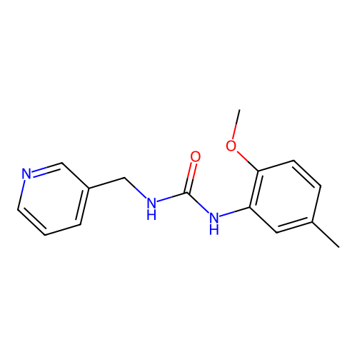 1-(2-Methoxy-5-methylphenyl)-3-(3-pyridylmethyl)urea structure