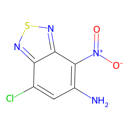 7-Chloro-4-nitrobenzo[c]1,2,5-thiadiazole-5-ylamine structure