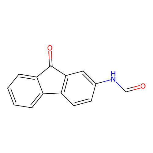 2-Formamido-9-fluorenone structure