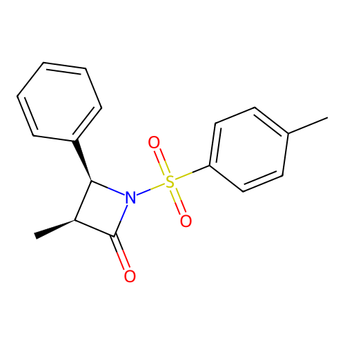 3-Methyl-1-[(4-methylphenyl)sulfonyl]-4-phenyl-2-azetidinone structure