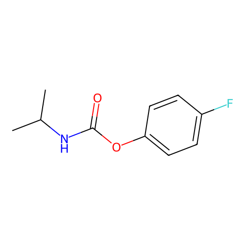 4-Fluorophenyl N-isopropylcarbamate structure