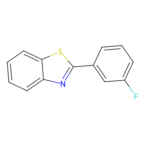 2-(3-Fluorophenyl)-1,3-benzothiazole structure