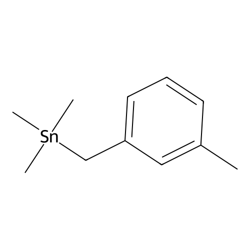 Stannane, trimethyl(m-methylbenzyl)- structure