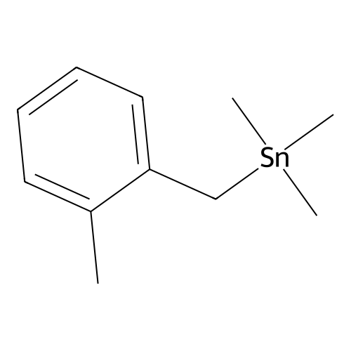 Stannane, trimethyl(o-methylbenzyl)- structure