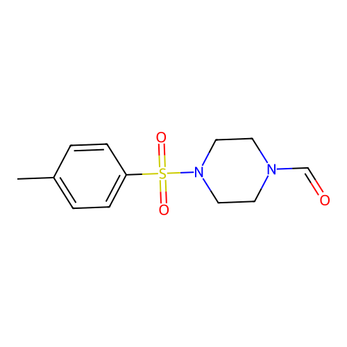 4-(4-Methylphenyl)sulfonylpiperazine-1-carbaldehyde structure