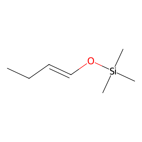 Silane, ((1E)-1-buten-1-yloxy)trimethyl- structure