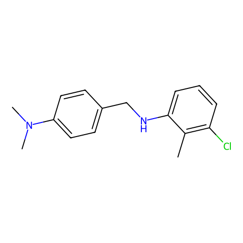 N-alpha-(3-Chloro-O-tolyl)-N4,N4-dimethyltoluene-alpha,4-diamine structure