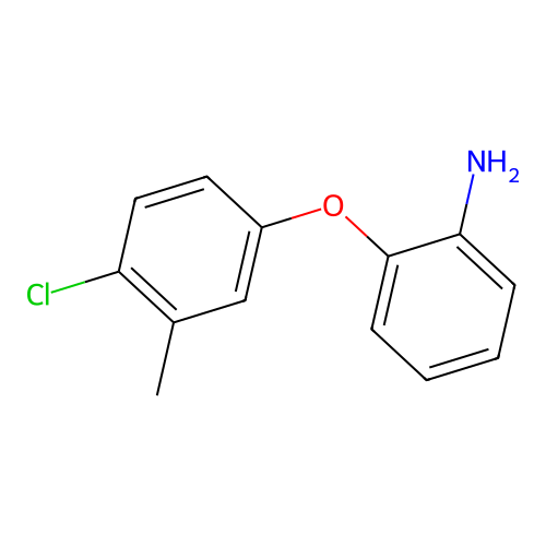 2-(4-chloro-3-methylphenoxy)aniline structure