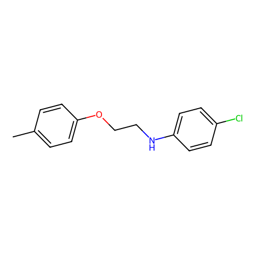 4-Chloro-N-(2-(P-tolyloxy)-ethyl)-aniline structure