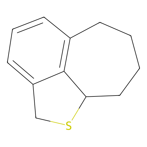 Cyclohepta[cd][2]benzothiophene, 2,6,7,8,9,9a-hexahydro- structure