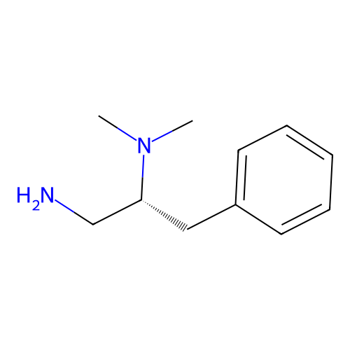 [(2R)-1-amino-3-phenylpropan-2-yl]dimethylamine structure