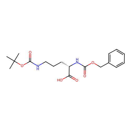 Z-Ndelta-Boc-L-ornithine structure
