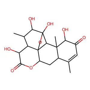 (-)-Glaucarubolone structure