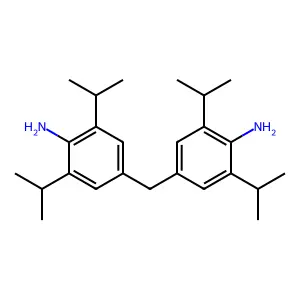 4,4'-Methylenebis(2,6-diisopropylaniline) structure