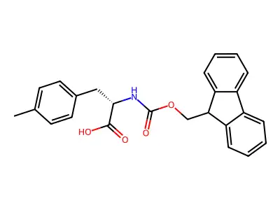 4-Methyl-D-phenylalanine, N-FMOC protected structure