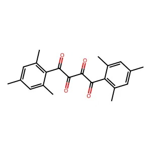 Butanetetrone, bis(2,4,6-trimethylphenyl)- structure