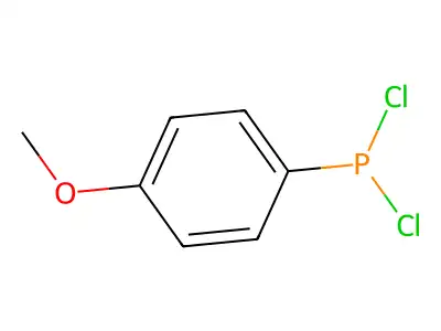 Dichloro-4-methoxyphenylphosphine structure