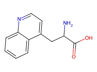 2-Amino-3-quinolin-4-YL-propionic acid structure