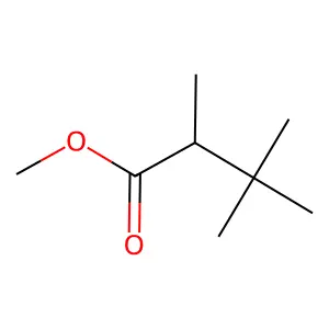 Methyl 2,3,3-trimethylbutanoate structure