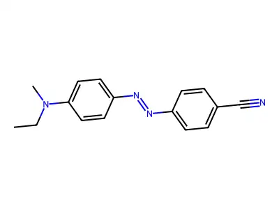 Benzonitrile, 4-[[4-(ethylmethylamino)phenyl]azo]-(9CI) structure