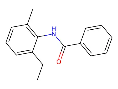 N-(2-ethyl-6-methylphenyl)benzamide structure