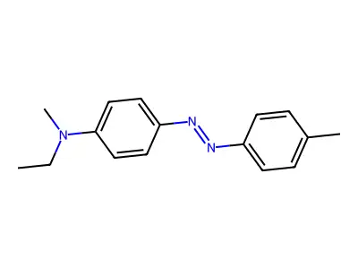 N-Ethyl-N-methyl-4-(P-tolylazo)aniline structure