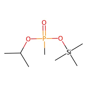 Isopropyl trimethylsilyl methylphosphonate structure