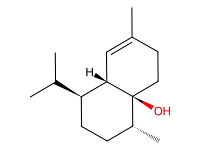 1-Isopropyl-4,7-dimethyl-1,3,4,5,6,8a-hexahydro-4a(2H)-naphthalenol structure