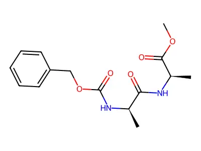 Methyl 2-(2-{[(benzyloxy)carbonyl]amino}propanamido)propanoate structure