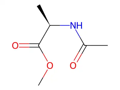 Methyl 2-acetamidopropanoate structure