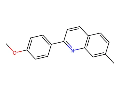 2-(4-Methoxyphenyl)-7-methylquinoline structure