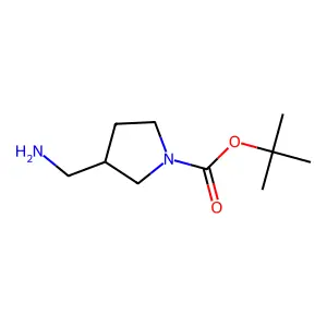 tert-Butyl (3S)-3-(aminomethyl)pyrrolidine-1-carboxylate structure