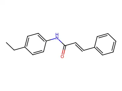 (2E)-N-(4-ethylphenyl)-3-phenylprop-2-enamide structure