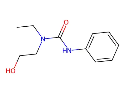 1-Ethyl-1-(2-hydroxyethyl)-3-phenylurea structure