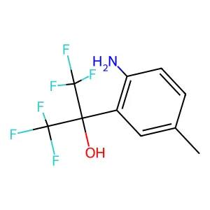 2-(2-Amino-5-methyl-phenyl)-1,1,1,3,3,3-hexafluoro-propan-2-ol structure