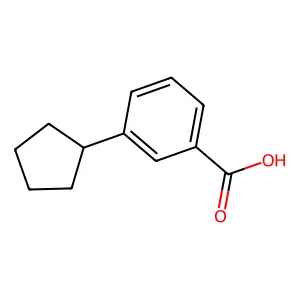 3-Cyclopentylbenzoic acid structure