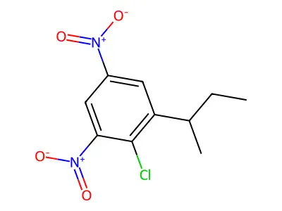 1-Sec-butyl-2-chloro-3,5-dinitrobenzene structure