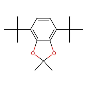 4,7-Ditert-butyl-2,2-dimethyl-1,3-benzodioxole structure