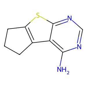 7-Thia-9,11-diazatricyclo(6.4.0.0,2,6)dodeca-1(12),2(6),8,10-tetraen-12-amine structure