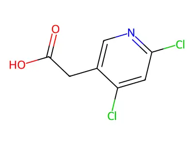 2-(4,6-dichloropyridin-3-yl)acetic Acid structure