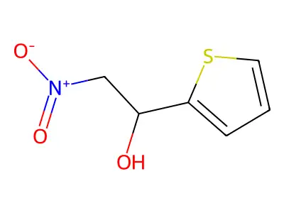 2-Nitro-1-(2-thienyl)ethan-1-ol structure