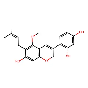 Dehydroglyasperin C structure