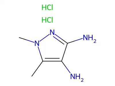 1,5-二甲基-1H-吡唑-3,4-二胺 structure