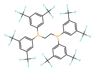 1,2-Bis[bis(3,5-ditrifluoromethylphenyl)phosphino]ethane structure