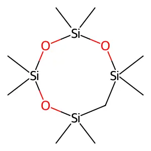 2,2,4,4,6,6,8,8-Octamethyl-1,3,5,2,4,6,8-trioxatetrasilocane structure