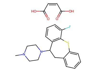 Fluothepin maleate structure
